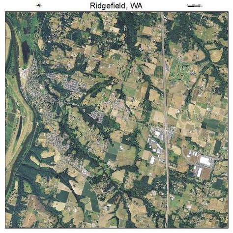 Aerial Photography Map of Ridgefield, WA Washington