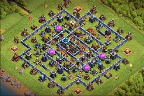 Best TH13 Farming Layout - Anti 3 Star Base Link #51 - 2024