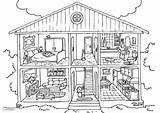 Interior Coloring Pages sketch template