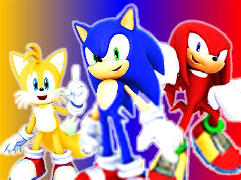 Sonic, Tails and Knuckles (Team Sonic Heroes) by 9029561 on DeviantArt