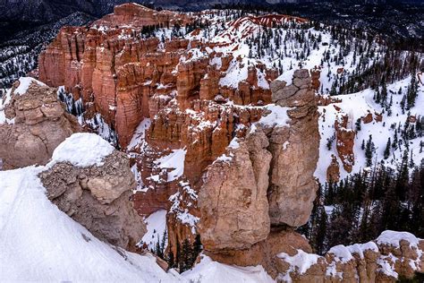 Snow day on bryce amphitheater at bryce national park Photograph by Rod Gimenez | Fine Art America