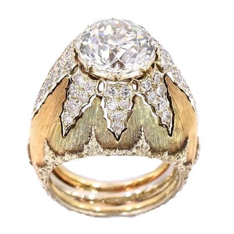 Buccellati Diamond Ring at 1stDibs | buccellati engagement ring