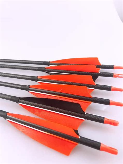 250~500sp Carbon Fiber Arrows 3k Woven Carbon Arrows For Tournament - Buy Carbon Arrow,Carbon ...