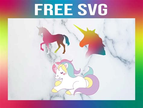 Free Cricut Unicorn SVG Templates