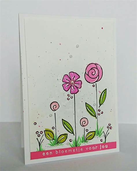 Doodle Flower Birthday Cards - WICOMAIL