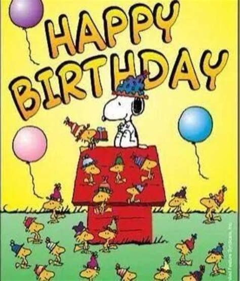 50 Special Happy Birthday Quotes | Happy birthday snoopy images, Snoopy ...