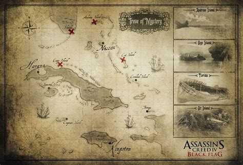 Assassin Creed 4 Black Flag - carte