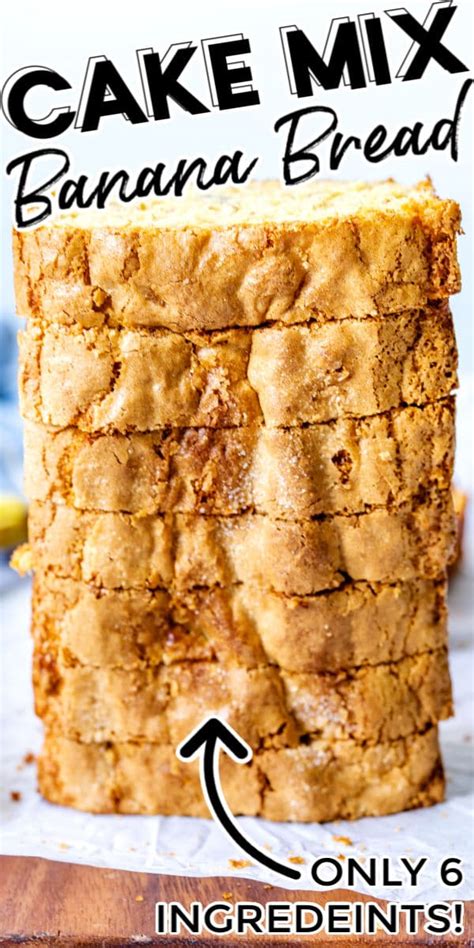 Banana Bread with Yellow Cake Mix - Easy Budget Recipes