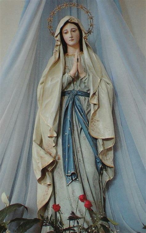 All about Mary. - A statue of Mary at the shrine of Medjugorje,...