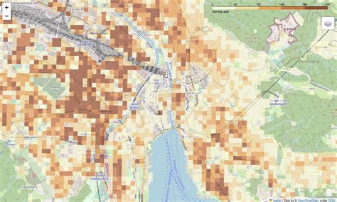 Map with statistics per hectare | Mischa Lisovyi