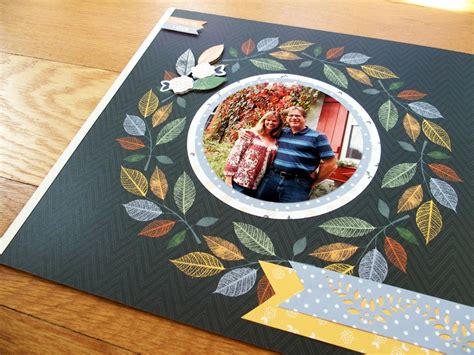 Create Easy Fall Scrapbook Layouts with the Gather Together Fast2Fab™ Album | Fall scrapbook ...