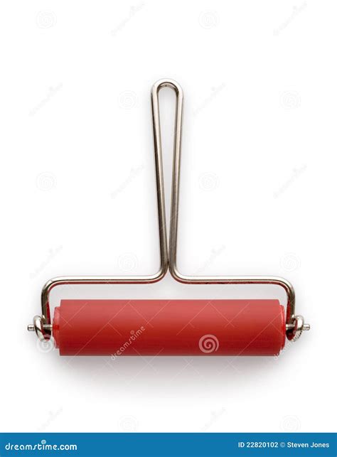 Rubber Brayer Roller stock photo. Image of creative, printing - 22820102