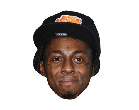 Lil Wayne VIP Celebrity Cardboard Cutout Face Mask