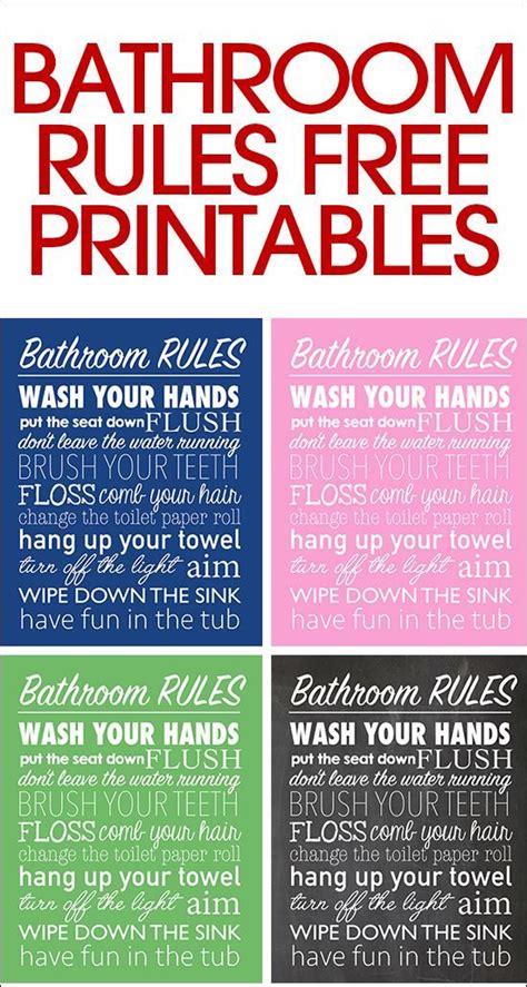 Printable Toilet Etiquette - Printable Word Searches