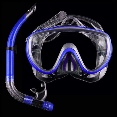 Anti-Fog Half-Dry Snorkel Goggles Diving Glasses Scuba Swimming Mask ...