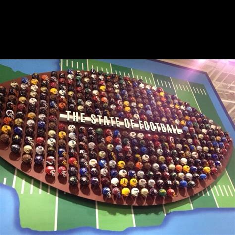 Washington State High School Football Helmet Wall at Seahawks Stadium