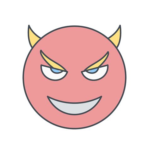 Devil Emoji Vector Icon 378026 Vector Art at Vecteezy