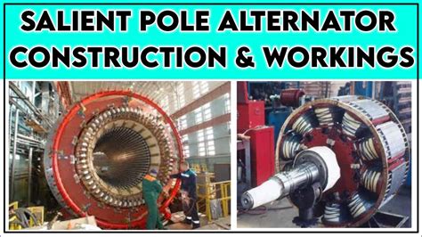 salient pole alternator construction & working principle explain in tamil - YouTube