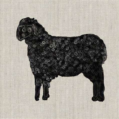 Black Sheep Painting by Portraits By NC - Pixels