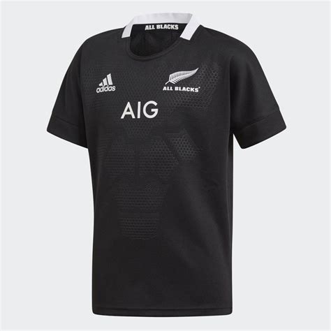 Maillot All Blacks Domicile | Rugby trikot, Rugby, Schwarze adidas