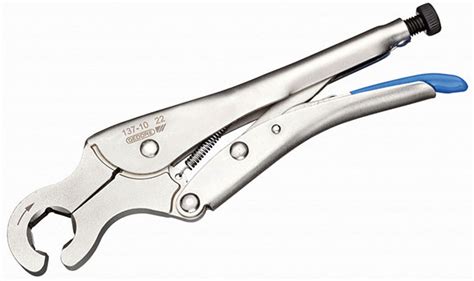 Gedore Grip Wrench Locking Pliers with Hex Jaws