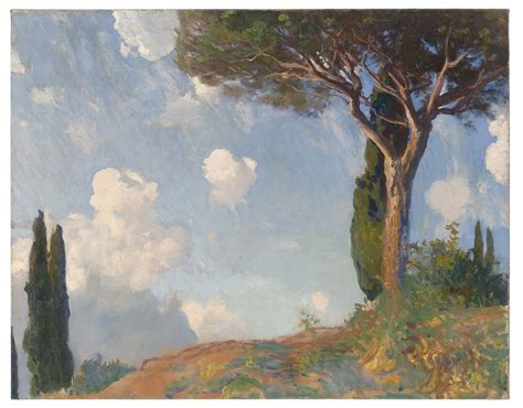 "A Landscape Study at San Viglio, Lake Garda," John Singer Sargent, ca ...