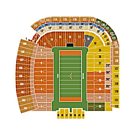 Longhorn Stadium Seating Chart - Stadium Seating Chart