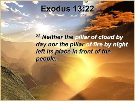 GOD AS PILLAR OF CLOUD BY DAY AND OF FIRE BY NIGHT - OPEN WAY CHURCH