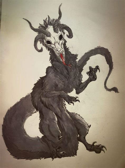 Demon Dragon Drawing at GetDrawings | Free download