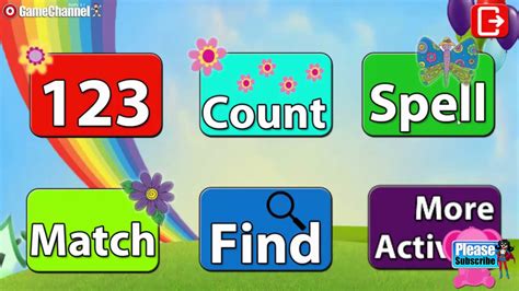 Kids 123 Learning Numbers, Educational Game Or App, Activity to Learn Numbers For Children - YouTube