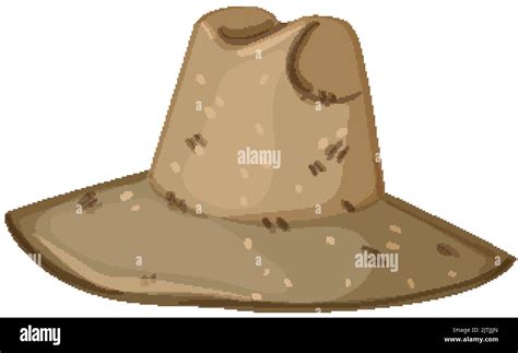 farmer straw hat cartoon vector illustration Stock Vector Image & Art ...