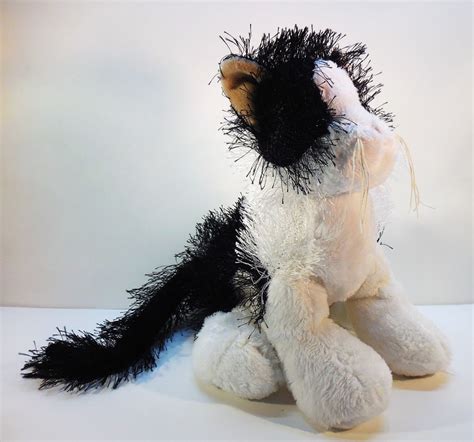 Ganz Webkinz Black & White Cat HM016 Plush Stuffed toy animal NO CODE #GANZWebkinz | Webkinz ...