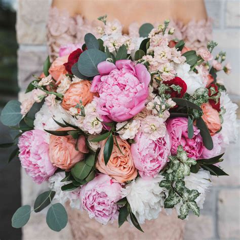 Burgundy Peonies Wedding Bouquet - Border Corner