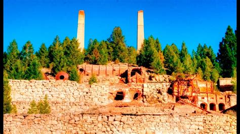 Bi-Metallic Mill Ruins at Kirkville, A Montana Ghost Town - near ...