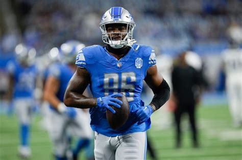 Lions signing tight end from their practice squad ahead of trip to ...