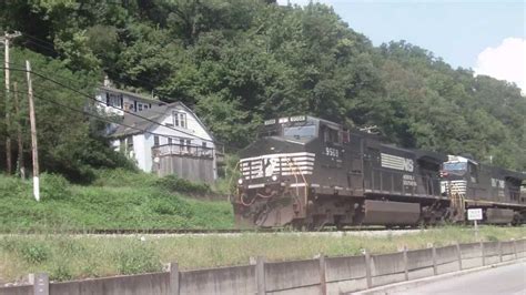 Norfolk Southern Empty Coal Train. Iaeger, West Virginia. - YouTube