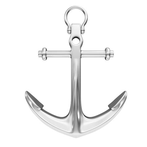 Premium Photo | Nautical Anchor on a white background. 3d Rendering