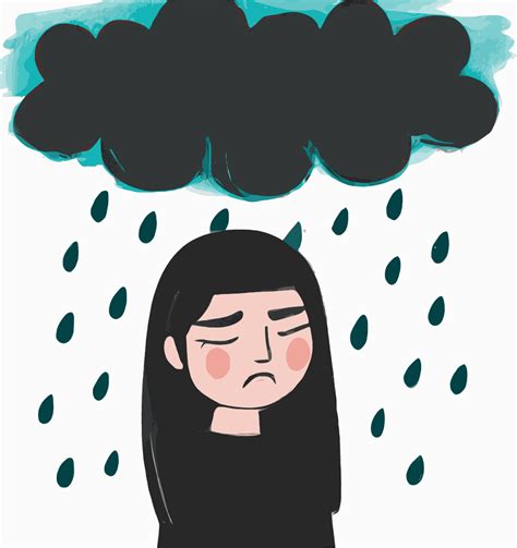 Download Depression, Sad, Rain. Royalty-Free Stock Illustration Image ...