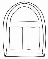 Simple Window Coloring Page  Free Printable Pages For Kids sketch template