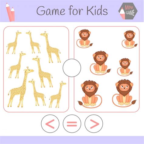 Premium Vector | Logic educational game for preschool children