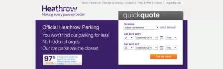 Heathrow Airport Parking Discount Offers & Cashback Deals | TopCashback