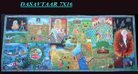 Vishnu Dashavatar Paintings - DD Bio Art, Bhubaneswar, Odisha