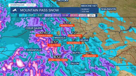 Heavy mountain snow Friday night through Sunday