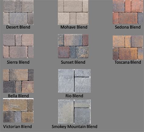 Belgard Paver Color Chart / Urbana Stone, Indian Trail, North Carolina, NC