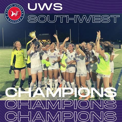 UWS SW DIVISION CHAMPIONS! San Antonio Athenians Continue 2021 With ...