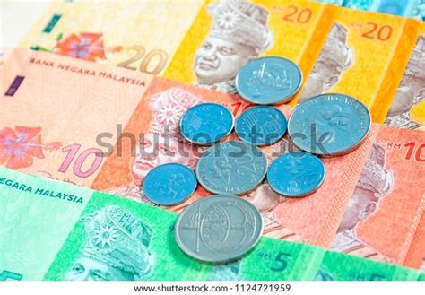 Malaysia Currency Malaysian Ringgit Banknotes Coins Stock Photo ...