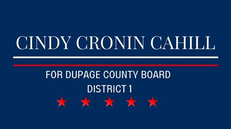 My Bio - Cindy Cronin Cahill for DuPage County Board