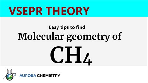 VSEPR THEORY || Molecular geometry of CH4 - YouTube