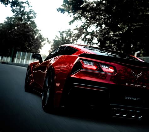 Red Corvette coupe, Corvette HD wallpaper | Wallpaper Flare