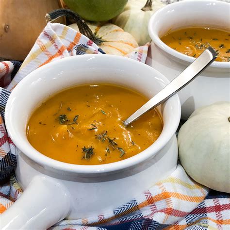 Roasted butternut squash soup - Heart Healthy Greek